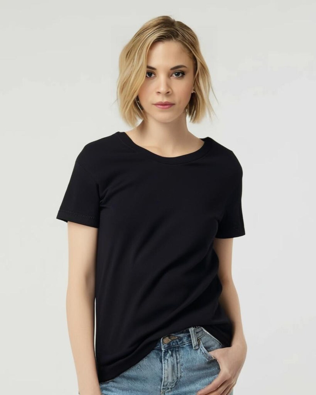 Gildan Softstyle Women’s CVC Crewneck Short Sleeve T-Shirt for Ready Printing & Everyday Wear Cotton Blend Tee
